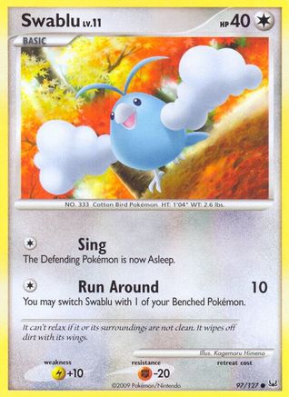 Swablu 097/127  - Reverse Holofoil Platinum