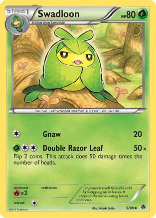 Swadloon 005/98  - Reverse Holofoil Emerging Powers