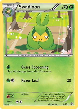 Swadloon 006/98  - Reverse Holofoil Emerging Powers
