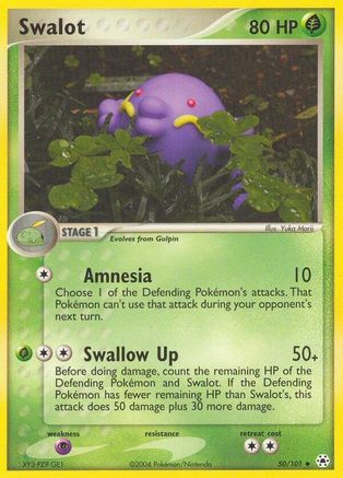 Swalot 050/101 - Reverse Holofoil Hidden Legends