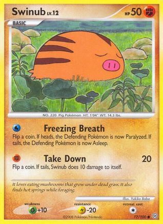 Swinub 077/100  - Reverse Holofoil Stormfront