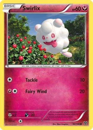 Swirlix 094/146  - Reverse Holofoil XY Base Set