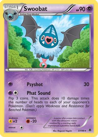 Swoobat 037/98 - Reverse Holofoil Emerging Powers