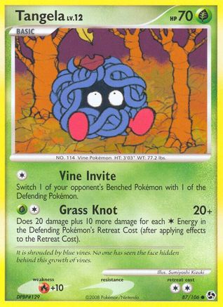 Tangela 087/106  - Reverse Holofoil Great Encounters