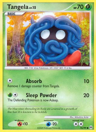 Tangela 076/99  - Reverse Holofoil Arceus