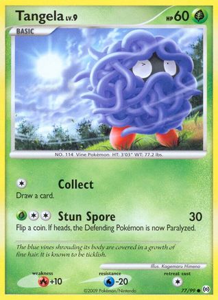 Tangela 077/99  - Reverse Holofoil Arceus