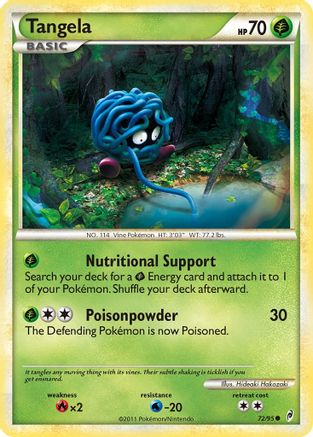 Tangela 072/95  - Reverse Holofoil Call of Legends