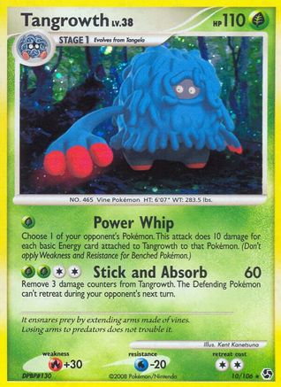 Tangrowth 010/106  - Reverse Holofoil Great Encounters