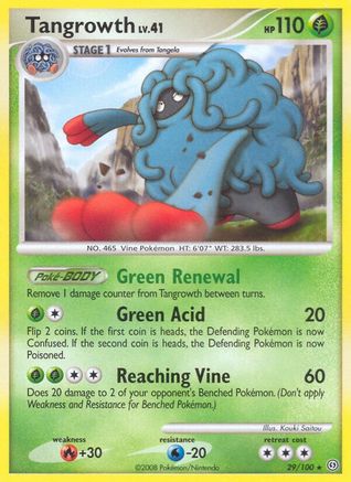 Tangrowth 029/100  - Reverse Holofoil Stormfront