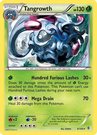 Tangrowth 006/149  - Reverse Holofoil Boundaries Crossed