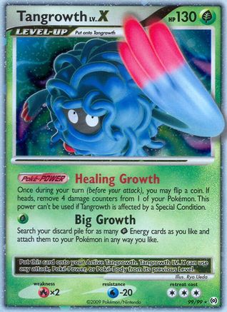 Tangrowth Lv.X 099/99  - Holofoil Arceus