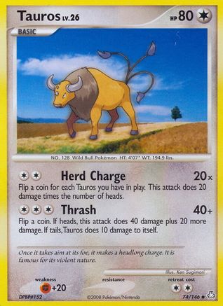 Tauros 074/146  - Reverse Holofoil Legends Awakened
