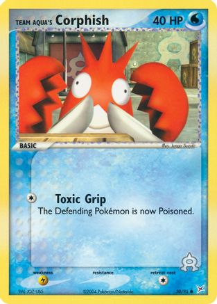 Team Aqua's Corphish 050/95 - Reverse Holofoil Team Magma vs Team Aqua