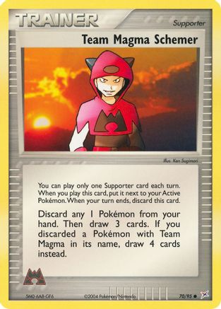 Team Magma Schemer 070/95 - Reverse Holofoil Team Magma vs Team Aqua