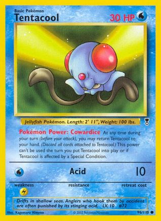 Tentacool 096/110 - Reverse Holofoil Legendary Collection