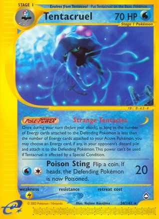 Tentacruel 038/147 - Reverse Holofoil Aquapolis