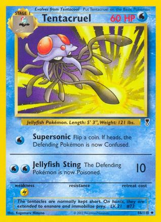 Tentacruel 066/110 - Reverse Holofoil Legendary Collection