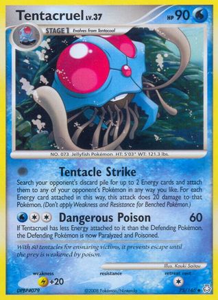 Tentacruel 075/146  - Reverse Holofoil Legends Awakened
