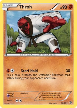 Throh 058/98  - Reverse Holofoil Emerging Powers