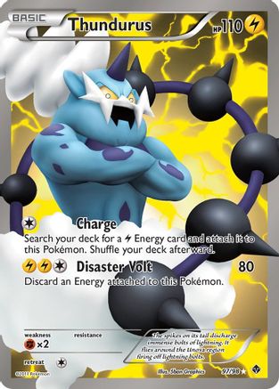 Thundurus 097/98  - Holofoil Emerging Powers
