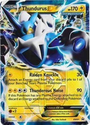 Thundurus EX (Team Plasma) (Team Plasma) - BW81 BW81  - Holofoil Black and White Promos