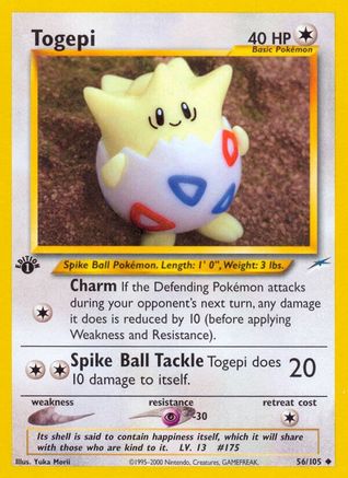 Togepi 056/105 - 1st Edition Neo Destiny