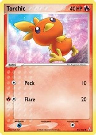 Torchic 083/110 - Reverse Holofoil Holon Phantoms