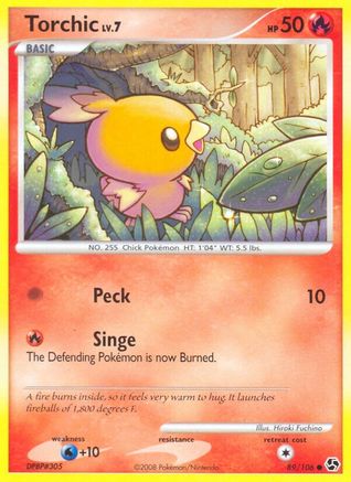 Torchic 089/106  - Reverse Holofoil Great Encounters