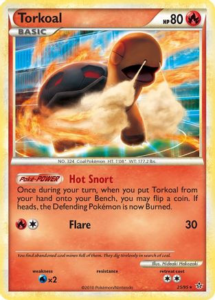 Torkoal 025/95  - Reverse Holofoil Unleashed