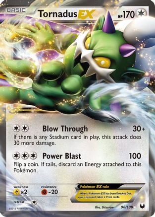 Tornadus EX 090/108  - Holofoil Dark Explorers
