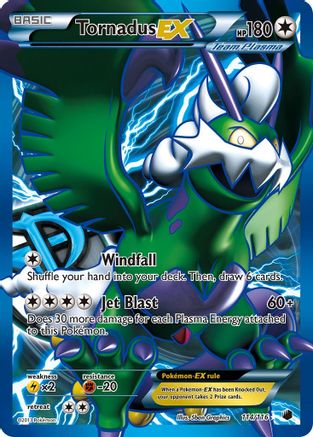 Tornadus EX (Team Plasma) (Full Art) 114/116  - Holofoil Plasma Freeze
