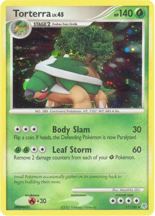 Torterra 017/130  - Holofoil Diamond and Pearl