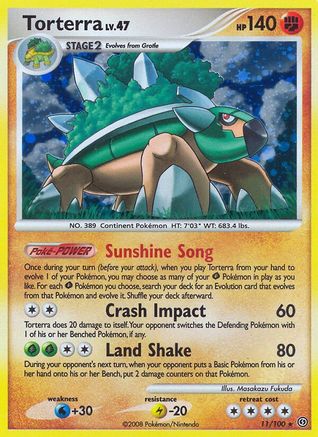 Torterra 011/100  - Reverse Holofoil Stormfront