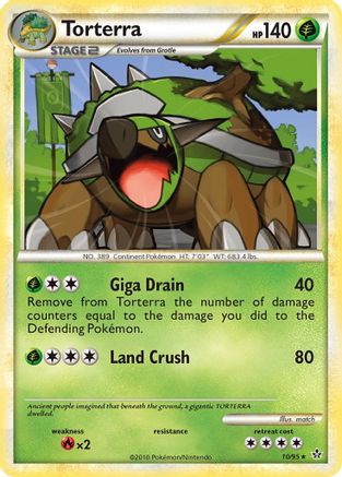 Torterra 010/95  - Reverse Holofoil Unleashed