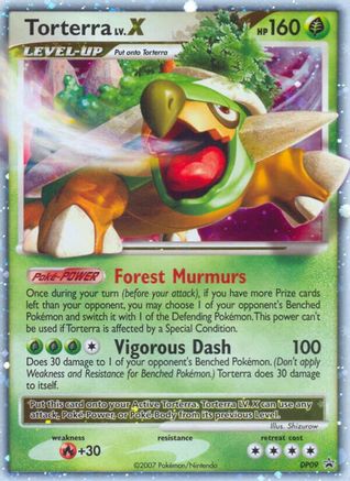Torterra LV.X DP09  - Holofoil Diamond and Pearl Promos