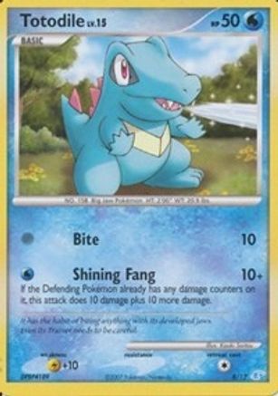Totodile 008  DP Trainer Kit Manaphy & Lucario
