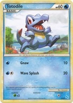 Totodile (#1) (#1) 001  HGSS Trainer Kit Gyarados & Raichu