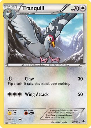Tranquill 081/98  - Reverse Holofoil Emerging Powers