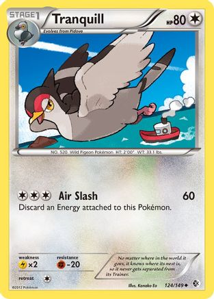 Tranquill 124/149  - Reverse Holofoil Boundaries Crossed