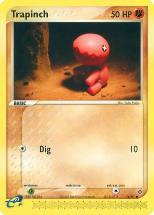Trapinch 078/97 - Reverse Holofoil Dragon