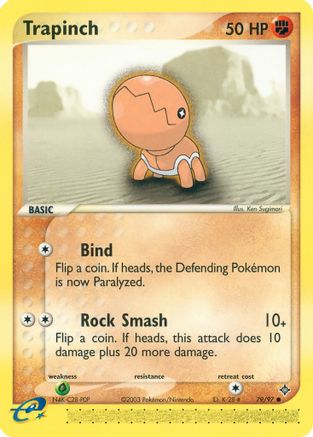 Trapinch 079/97 - Reverse Holofoil Dragon
