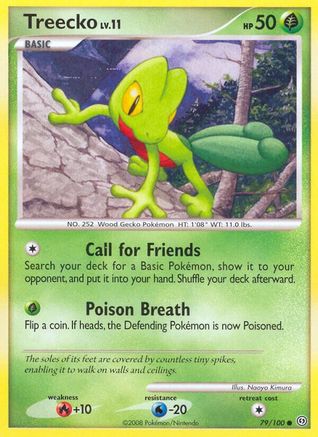 Treecko 079/100  - Reverse Holofoil Stormfront
