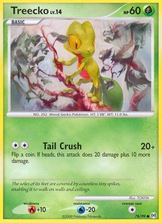 Treecko 078/99  - Reverse Holofoil Arceus