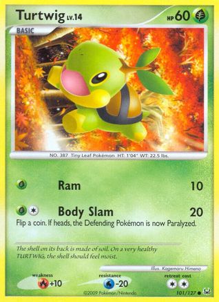 Turtwig 101/127  - Reverse Holofoil Platinum