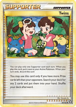 Twins 089/102  - Reverse Holofoil Triumphant
