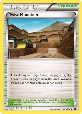 Twist Mountain 101/108  - Reverse Holofoil Dark Explorers