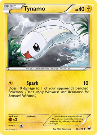 Tynamo 045/108  - Reverse Holofoil Dark Explorers
