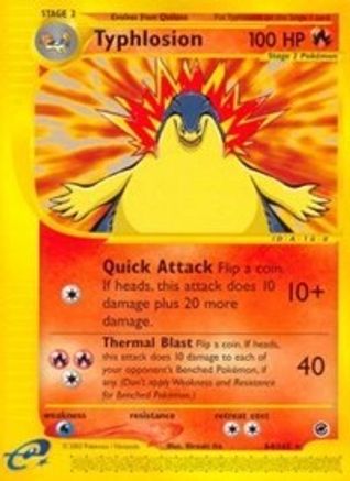 Typhlosion 064/165 - Reverse Holofoil Expedition