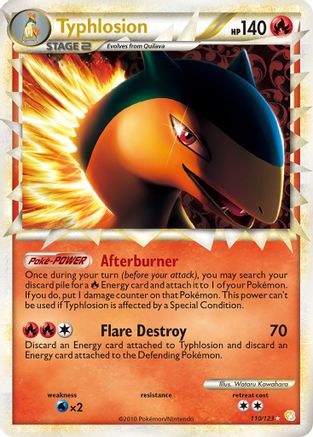Typhlosion (Prime) 110/123  - Holofoil HeartGold SoulSilver