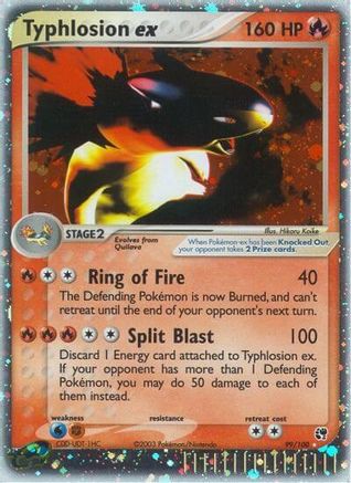 Typhlosion ex 099/100 - Holofoil Sandstorm
